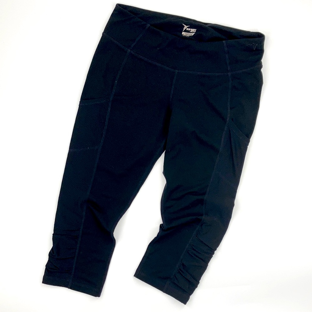 Old Navy Crop Legging with Rouching Pockets Women’s Large